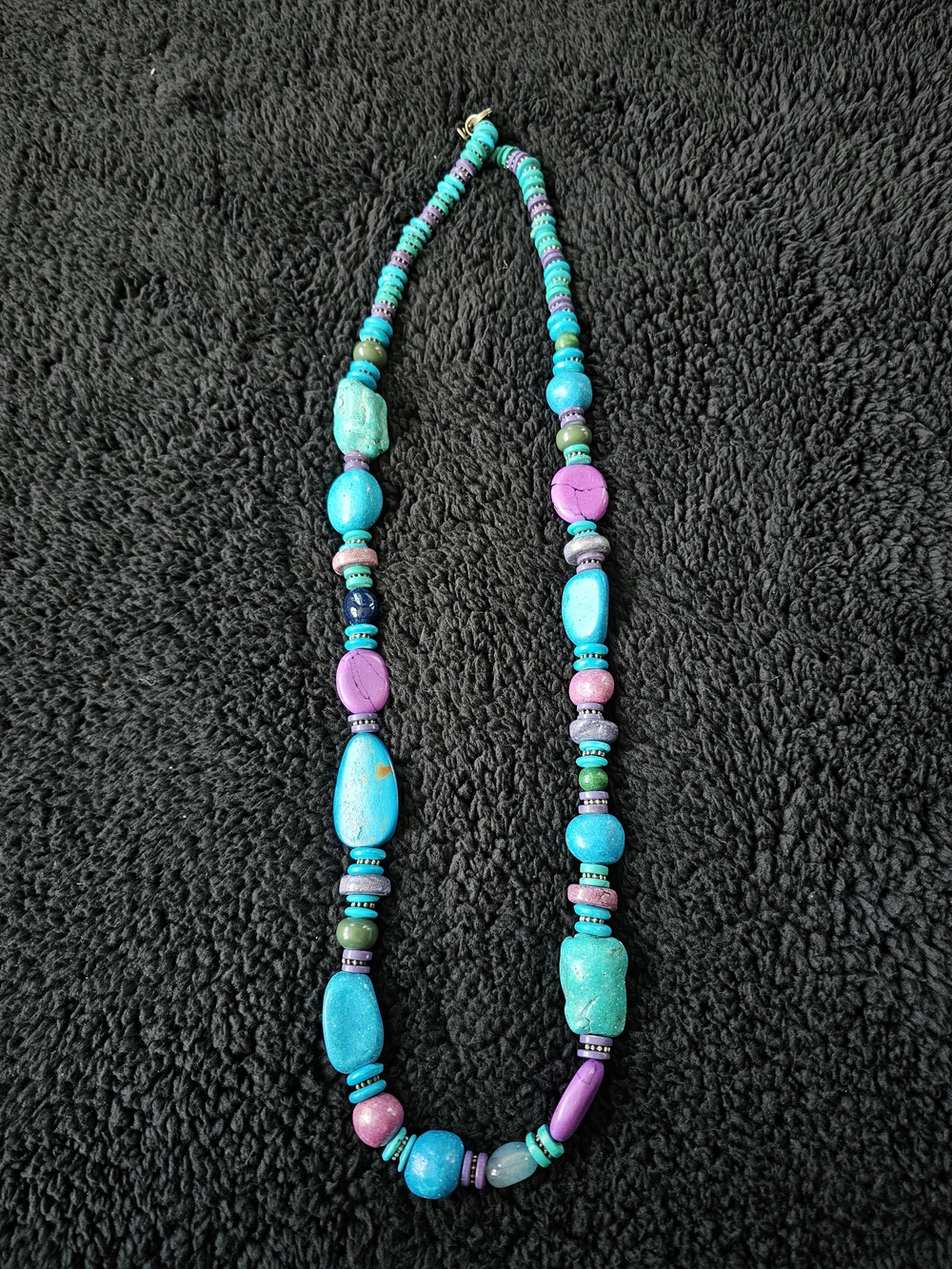 Turquoise & Purple Beaded Necklace - Women Jewelry CHICO'S